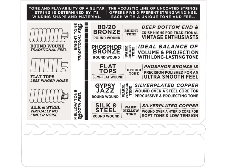 D'Addario EJ42 Phos.Bronze Resophonic (016-056) 